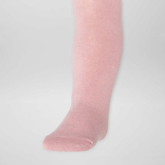 Collants unis et chauds vieux rose