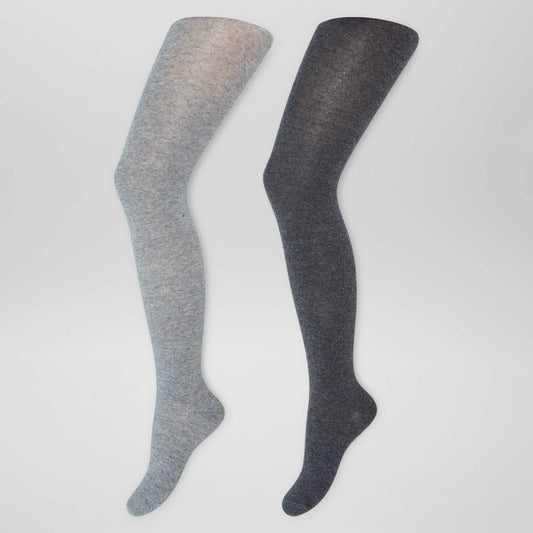 Lot de 2 collants chauds GRIS