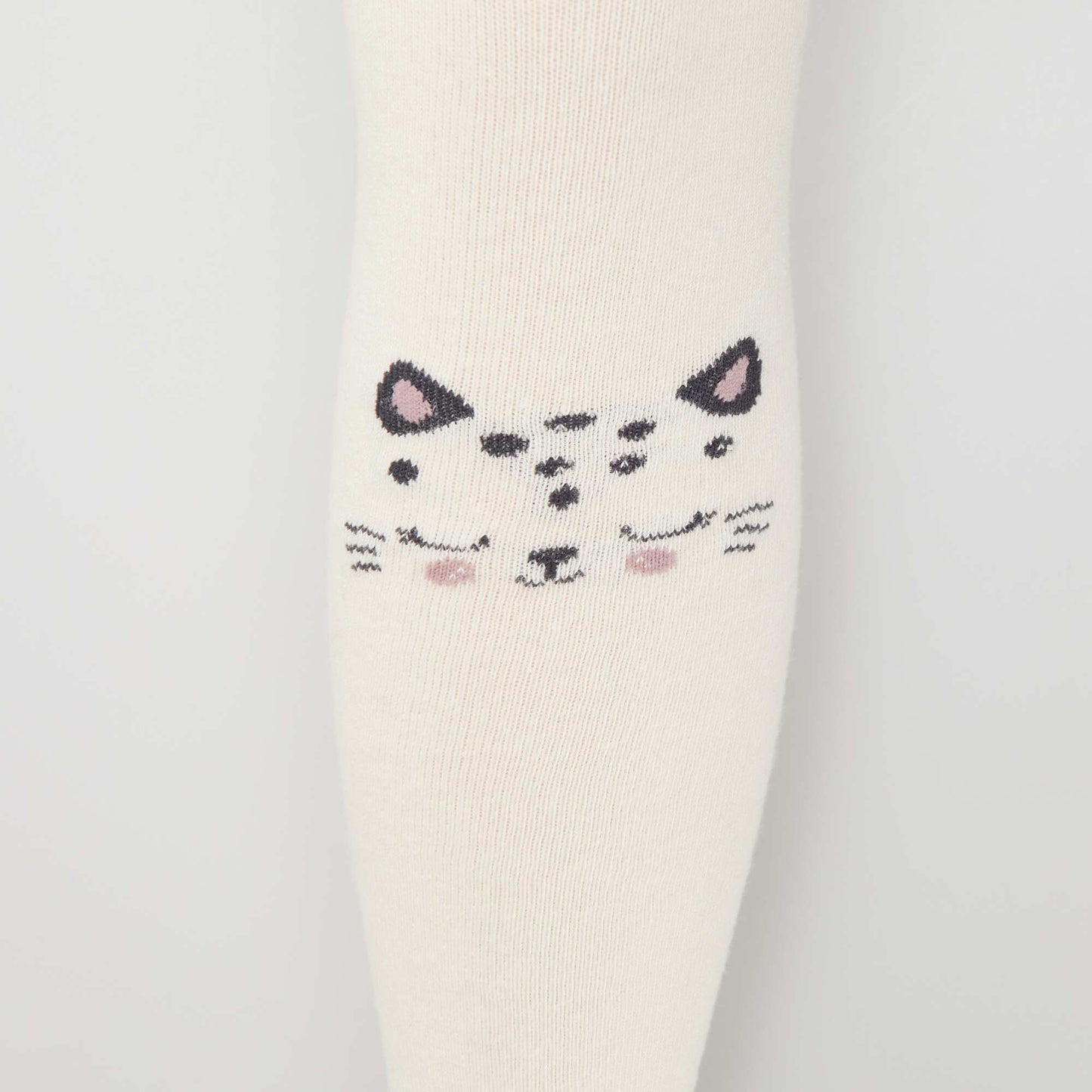 Lot de 2 collants chauds  'animaux' Beige