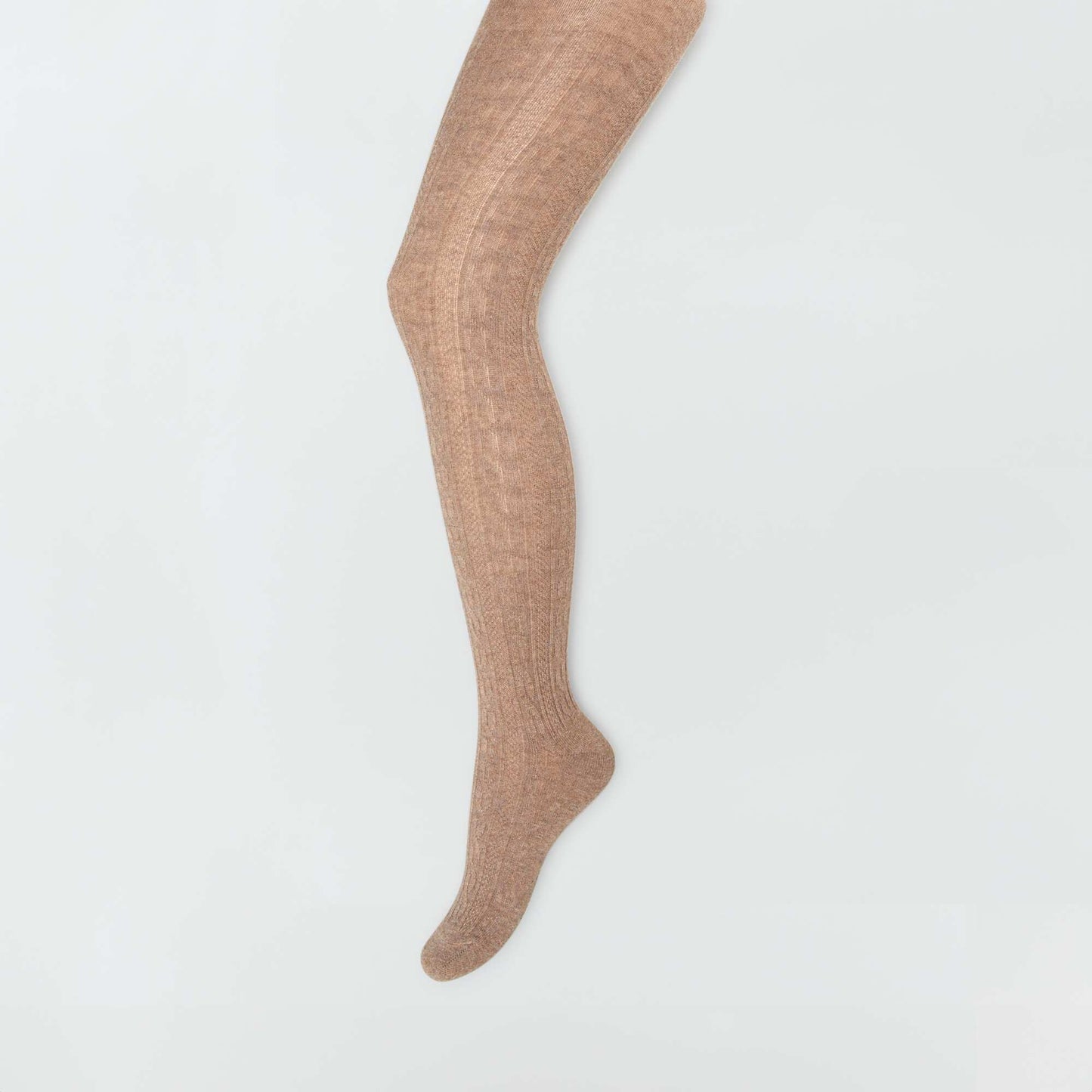 Collants chauds en maille - Lot de 2 Marron/beige