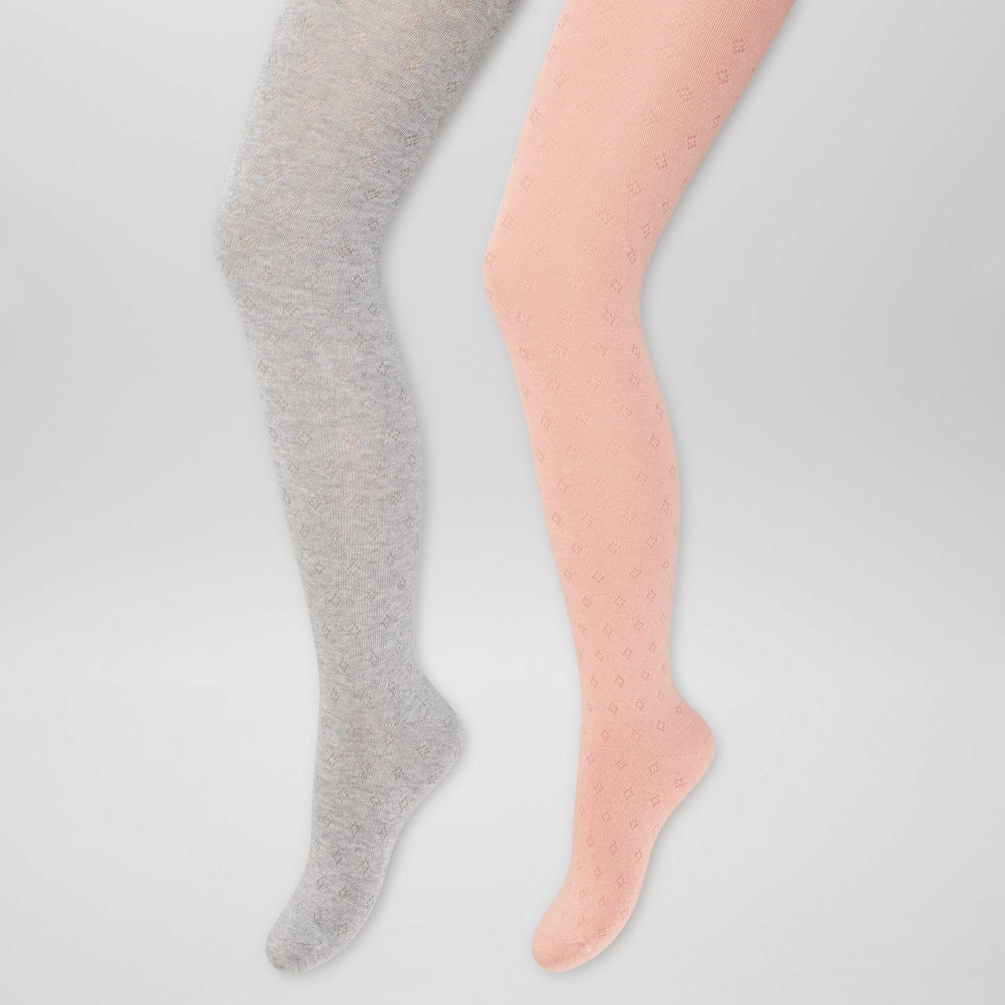 Collants chauds en maille - Lot de 2 Rose