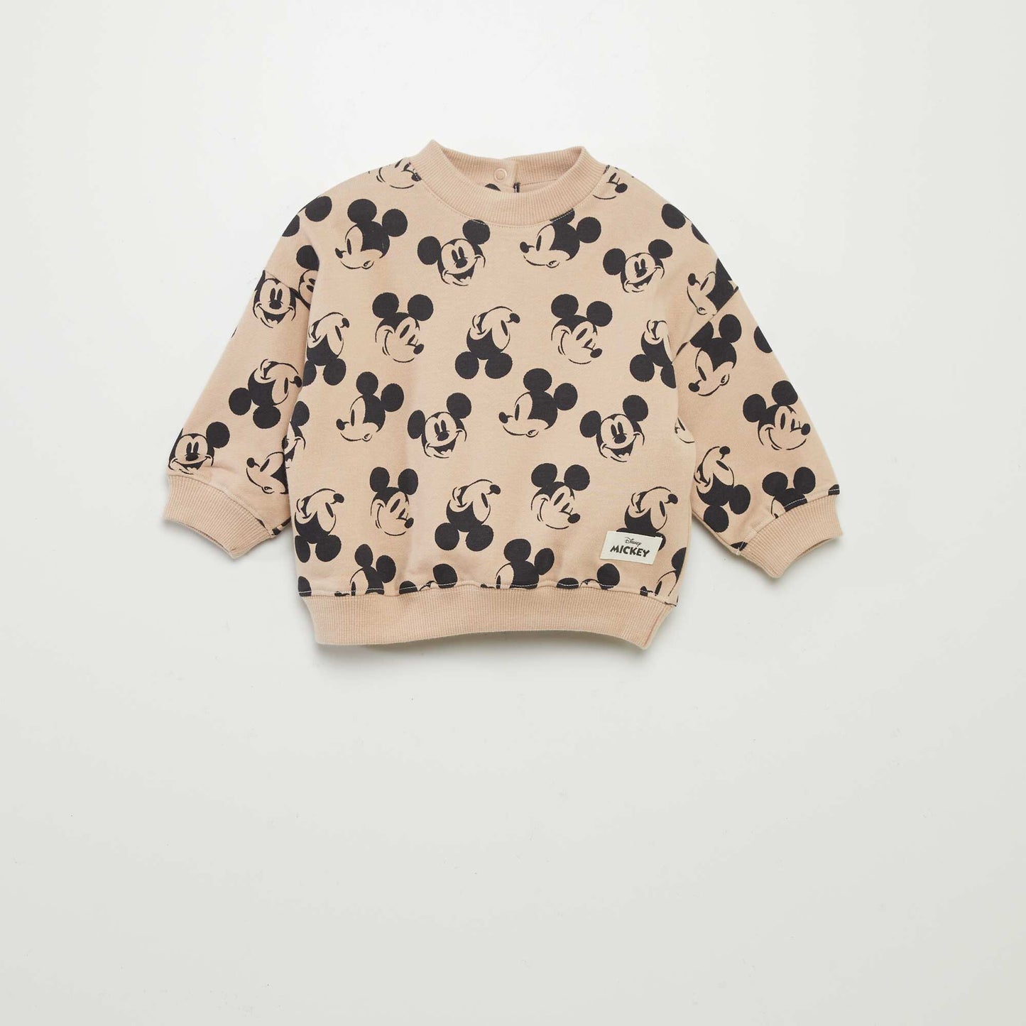 Sweat 'Disney' 'Mickey' à col rond Beige