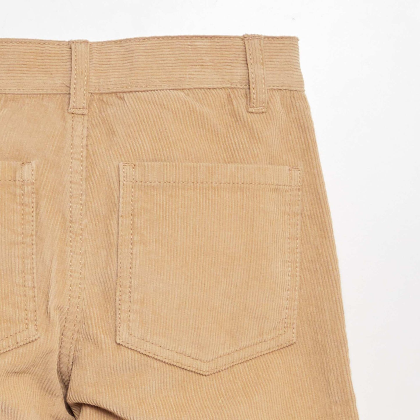 Pantalon en velours côtelé Beige