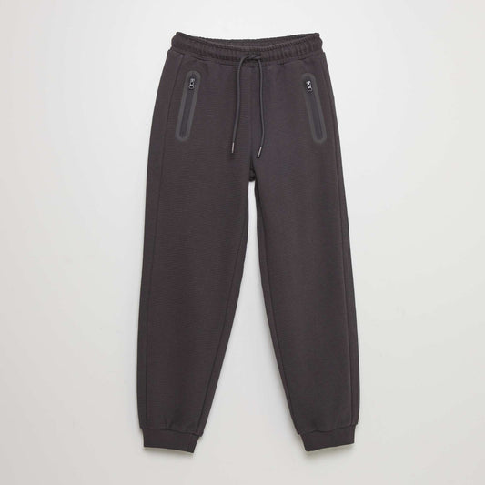 Jogging en maille ottoman Anthracite