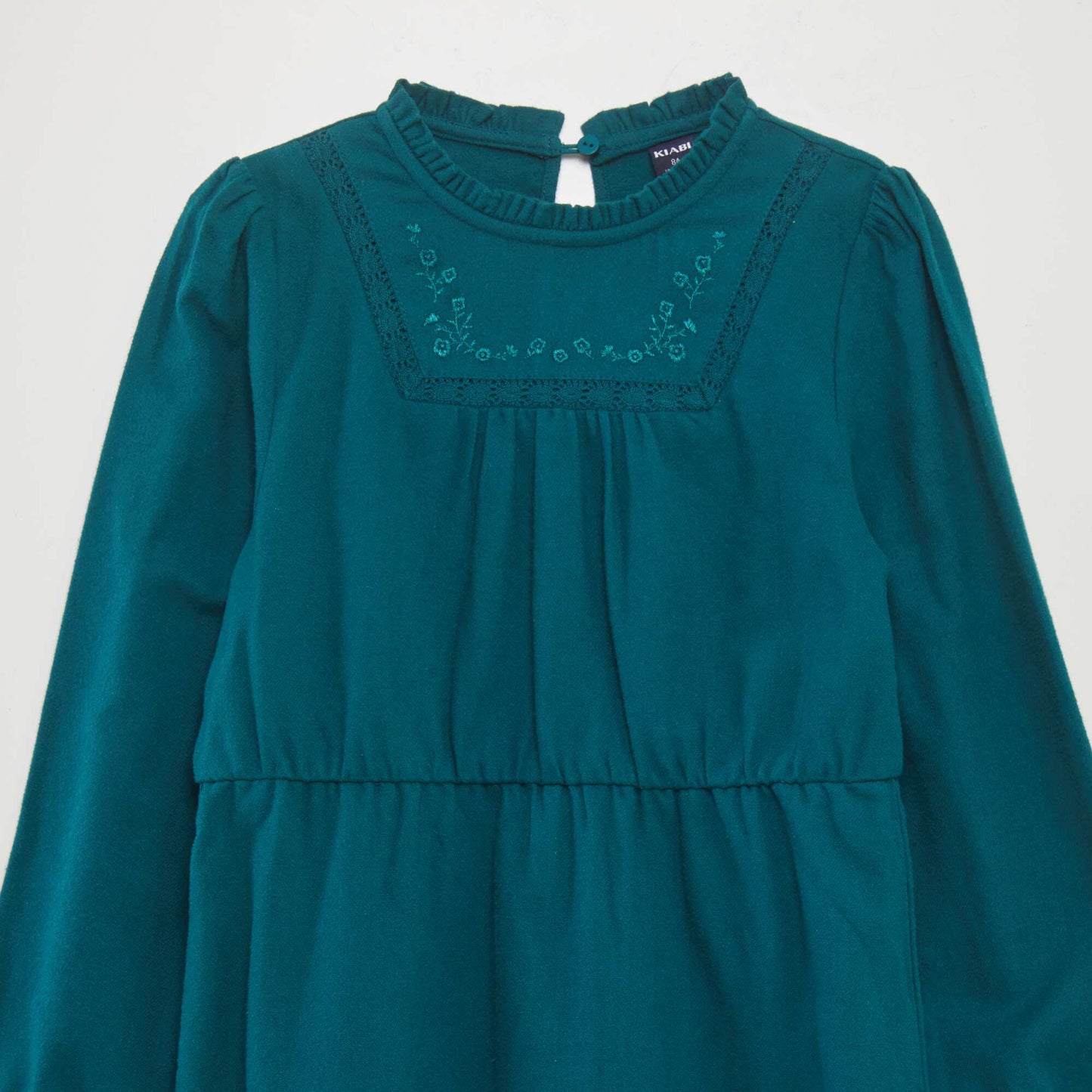 Robe en flanelle Vert