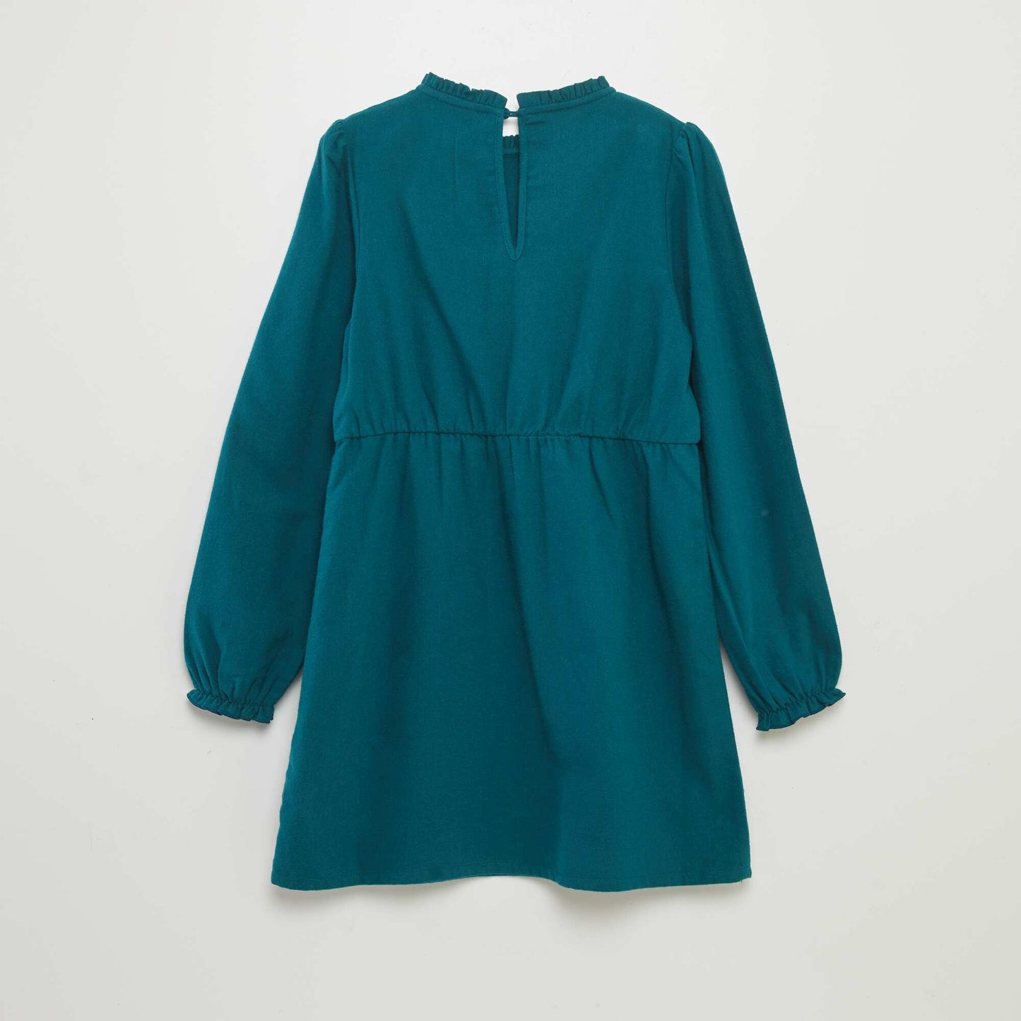 Robe en flanelle Vert