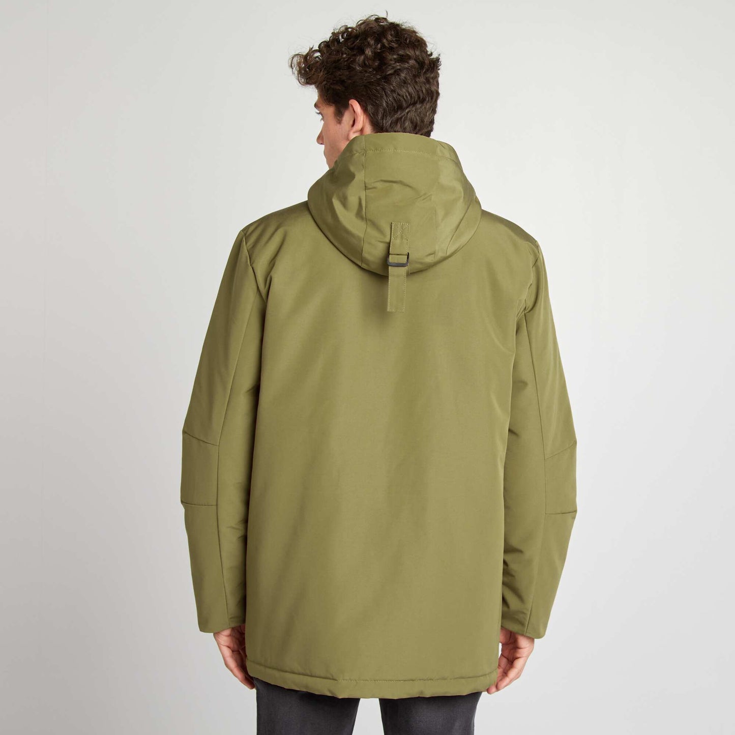 Parka épaisse à capuche Marron