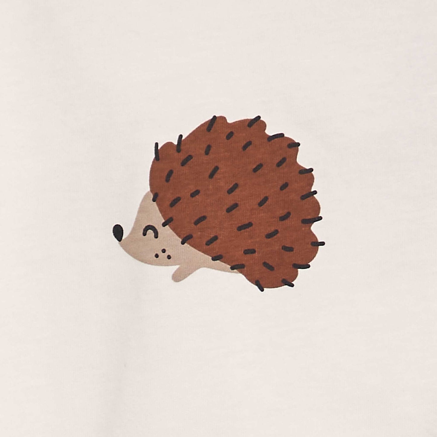 Lot de 2 t-shirts en coton Marron