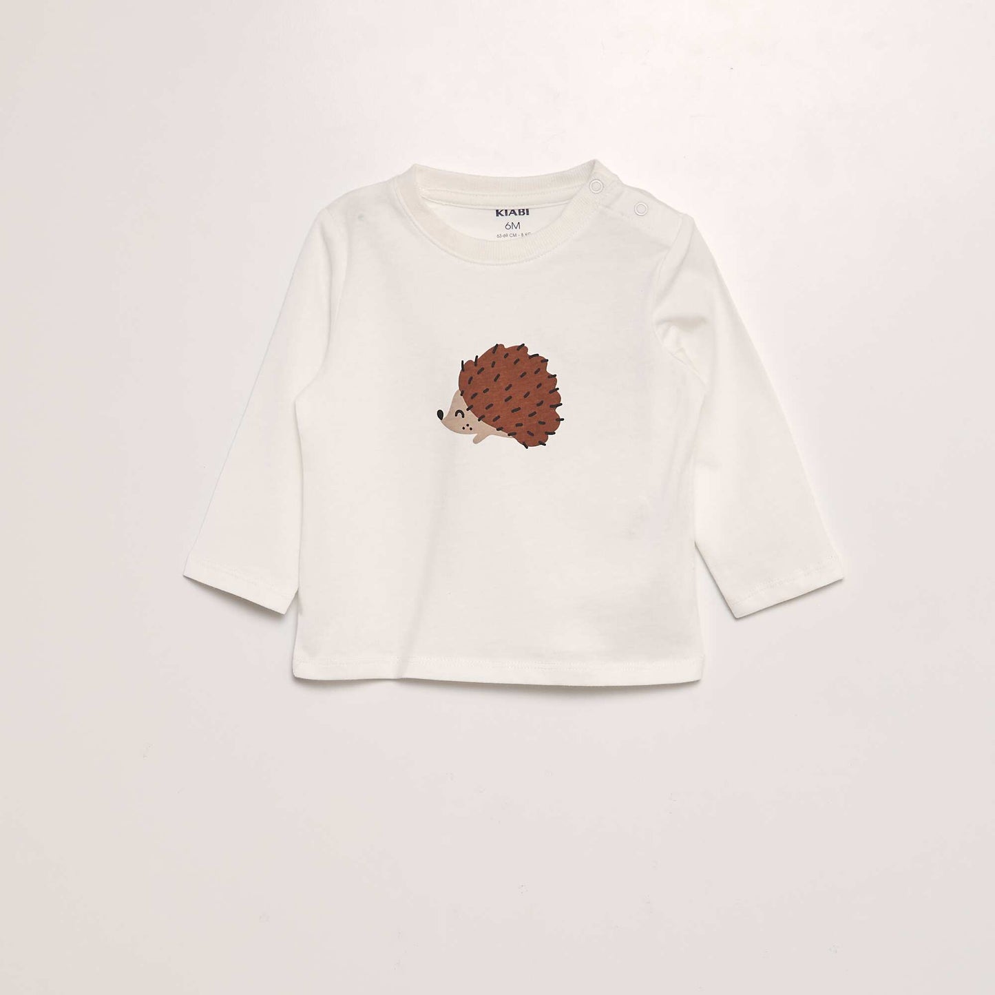 Lot de 2 t-shirts en coton Marron