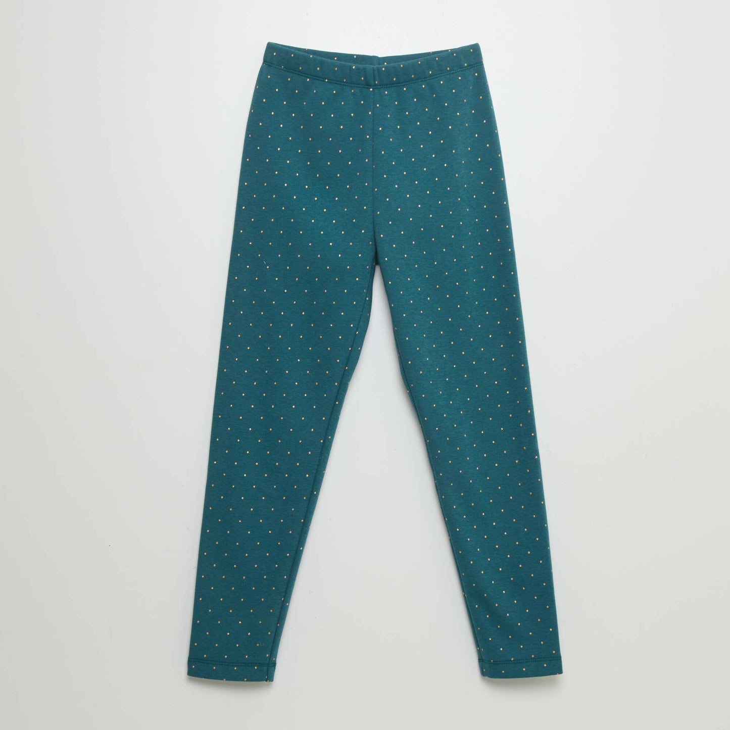 Legging en molleton à motif Vert foncé