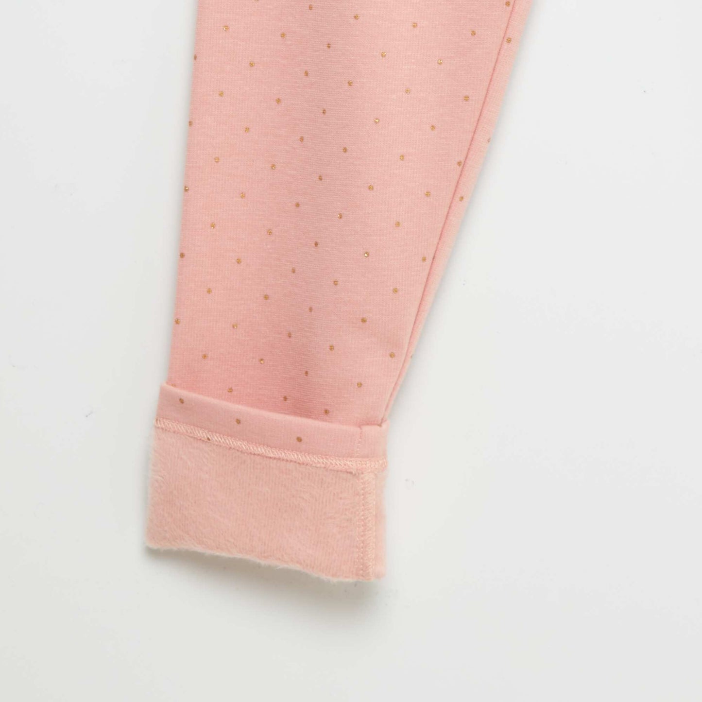 Legging en molleton à motif Rose