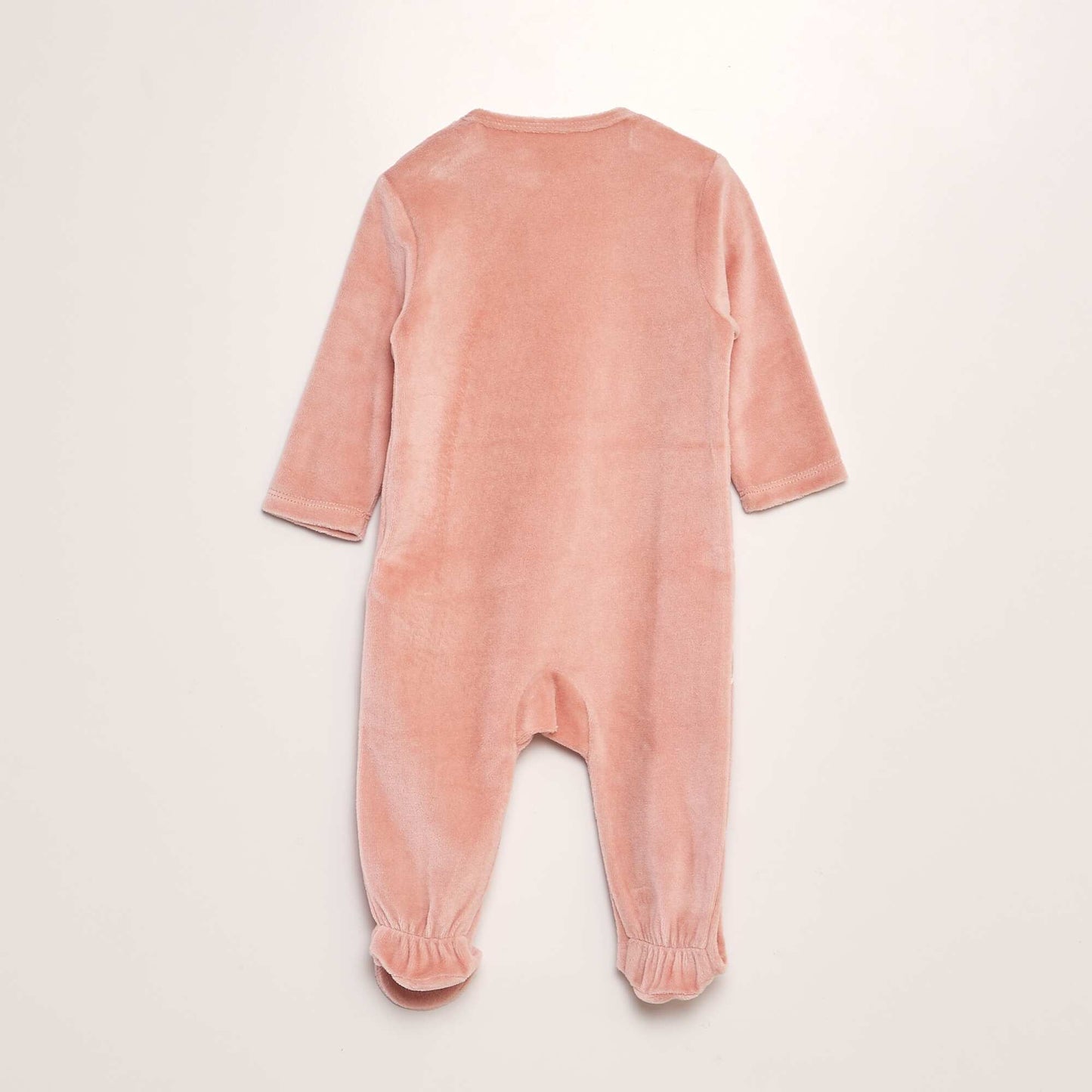 Pyjama 'Miss Bunny' dors-bien en velours Rose