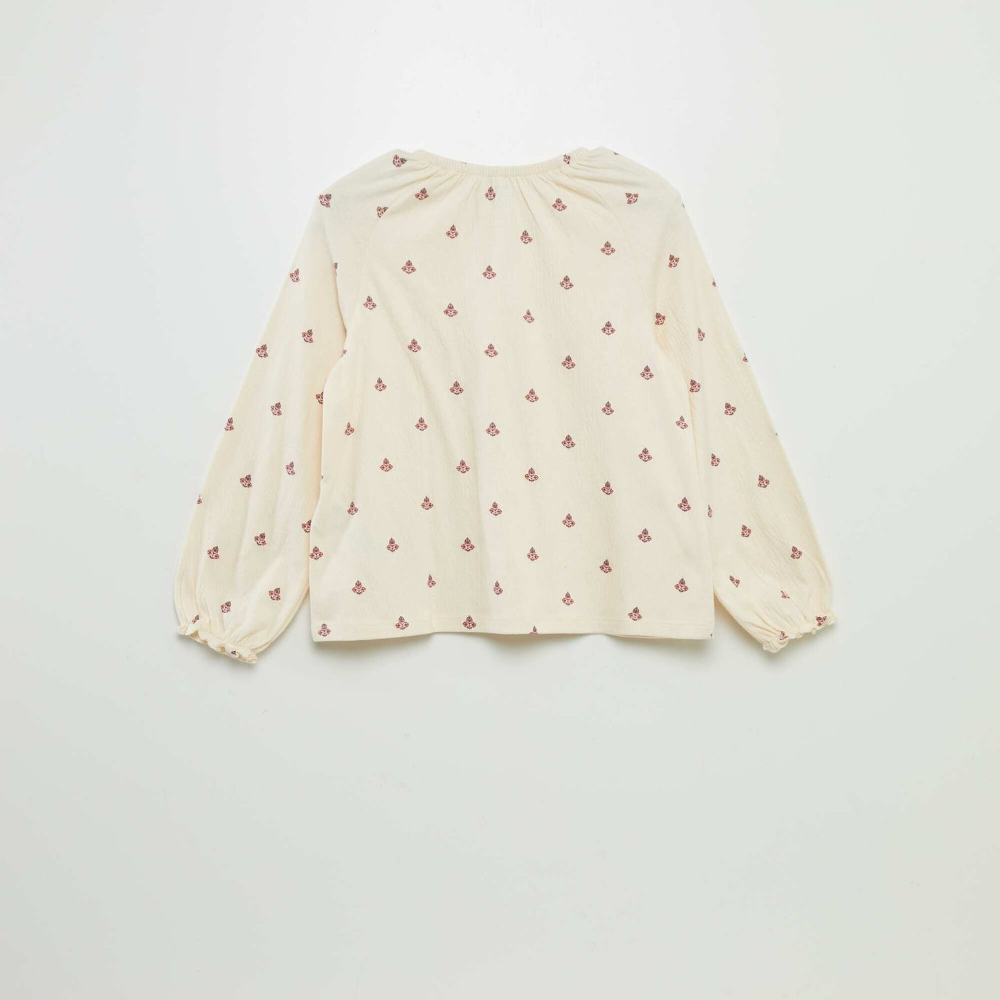 Blouse à motif Beige