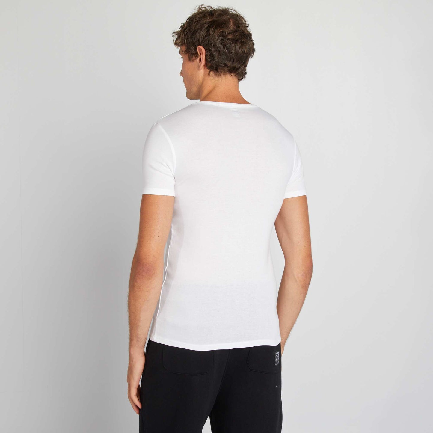 Lot de 2 tee-shirt basiques blanc