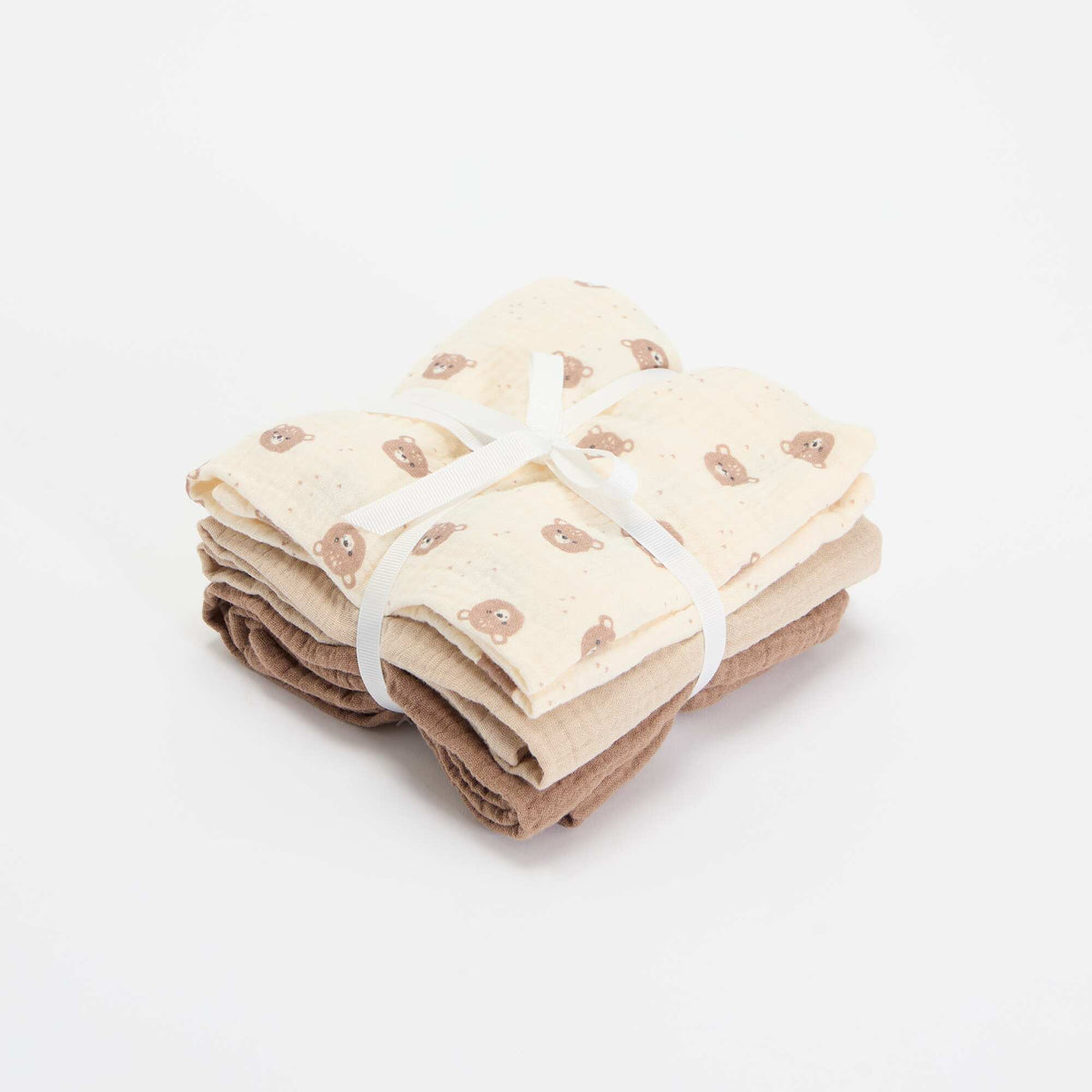 Lot de 3 langes BEIGE