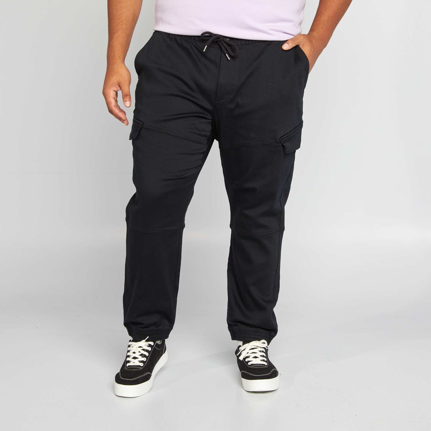 Pantalon multipoches noir