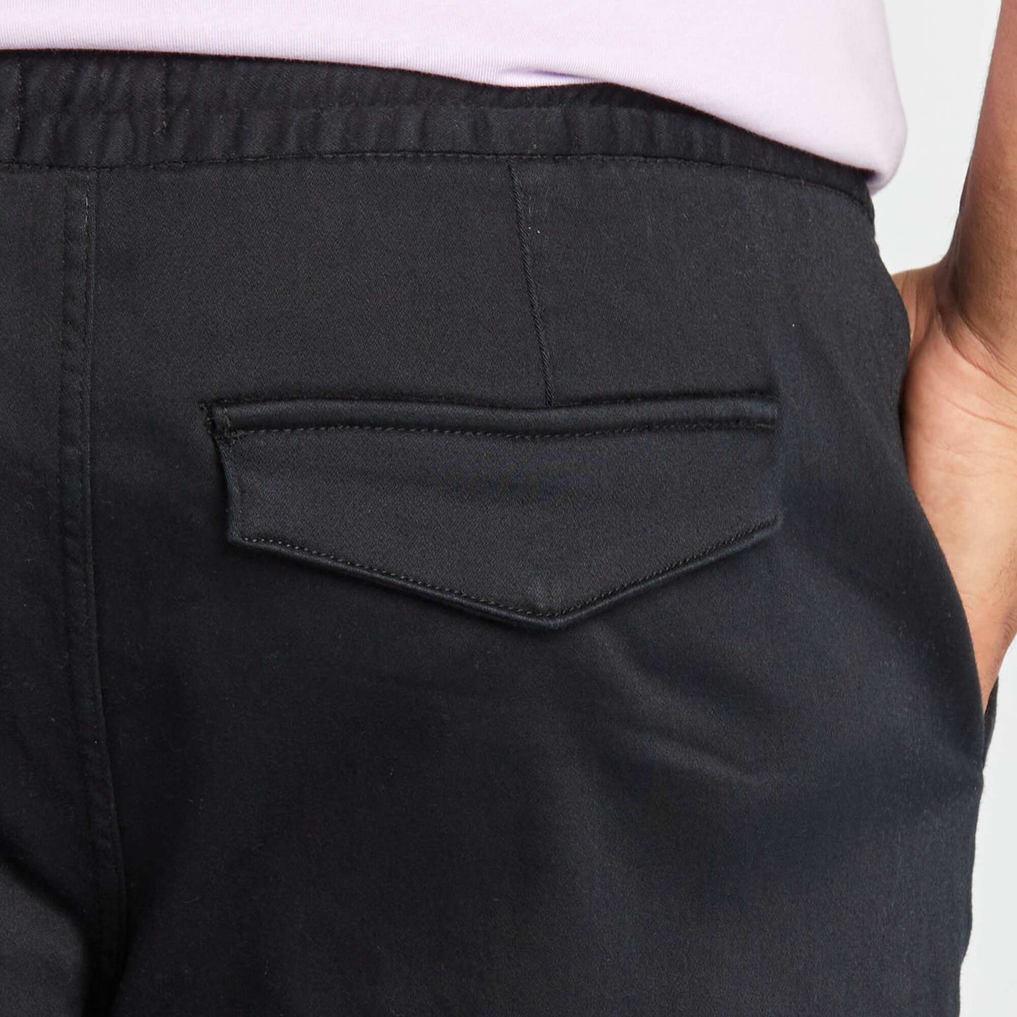 Pantalon multipoches noir