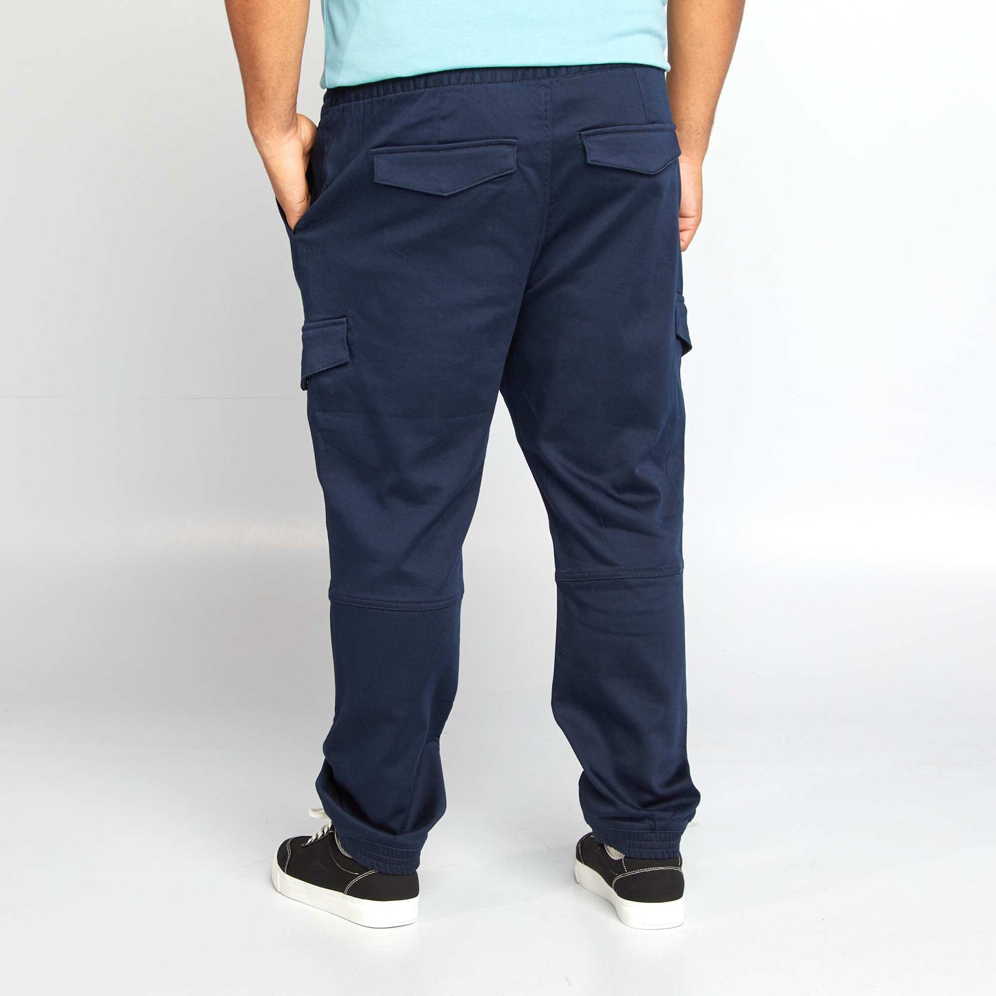 Pantalon multipoches Bleu