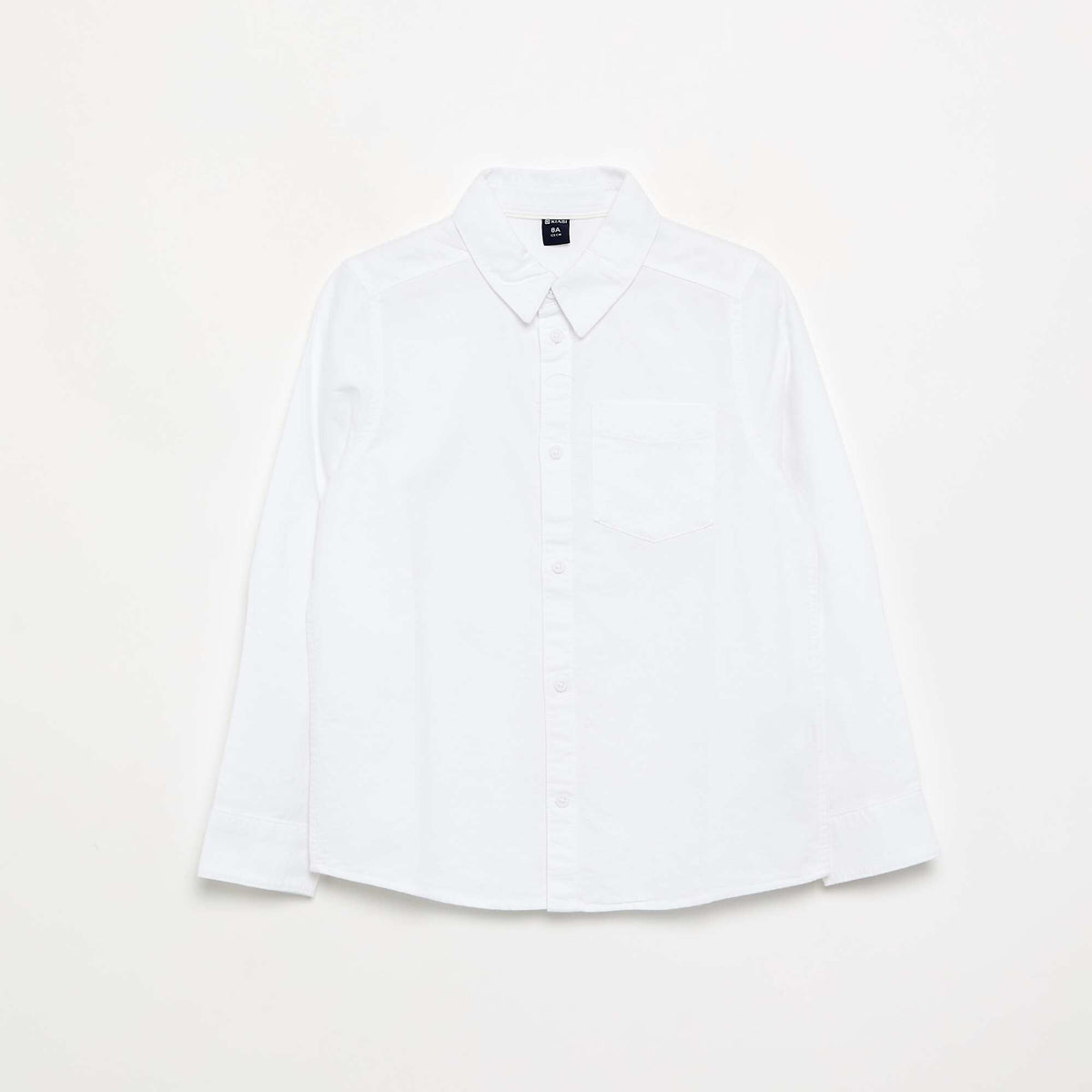 Chemise manches longues oxford BLANC