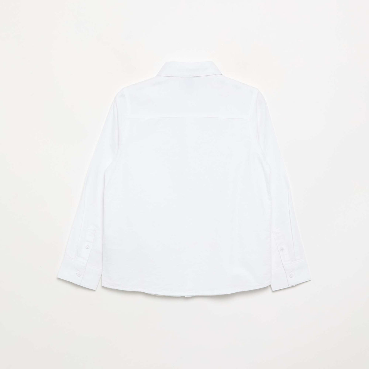 Chemise manches longues oxford BLANC