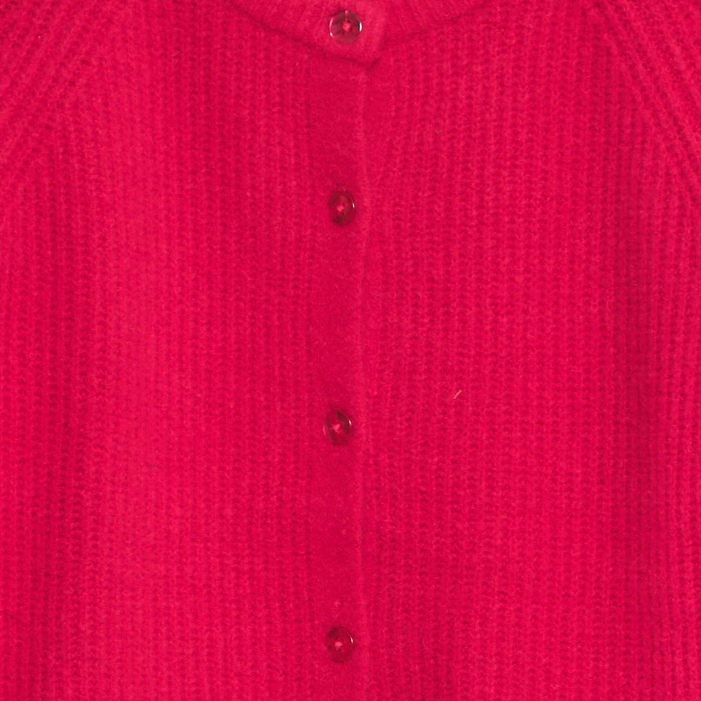 Gilet en maille à col rond Rose