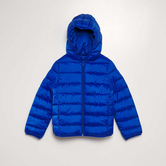 Doudoune matelassée à capuche Bleu