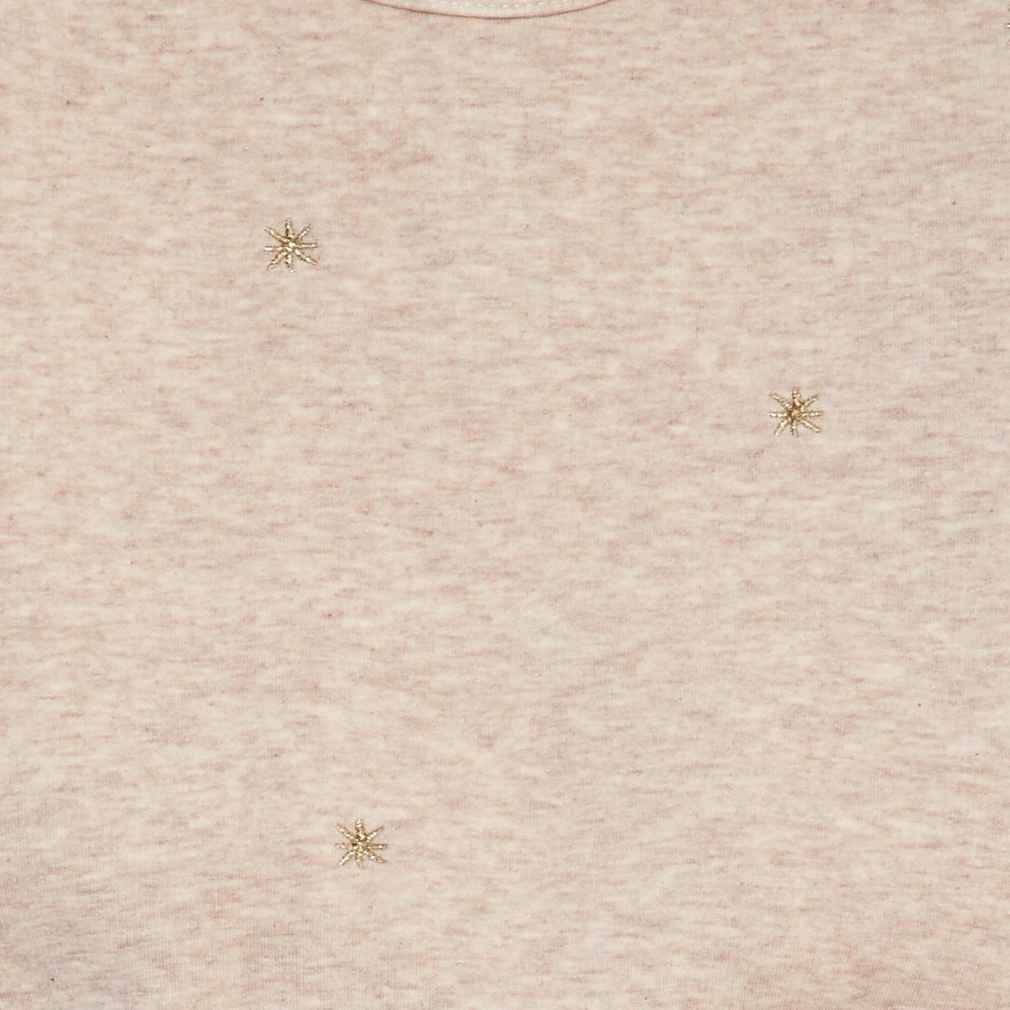 Sweat épais motifs étoiles Beige étoiles