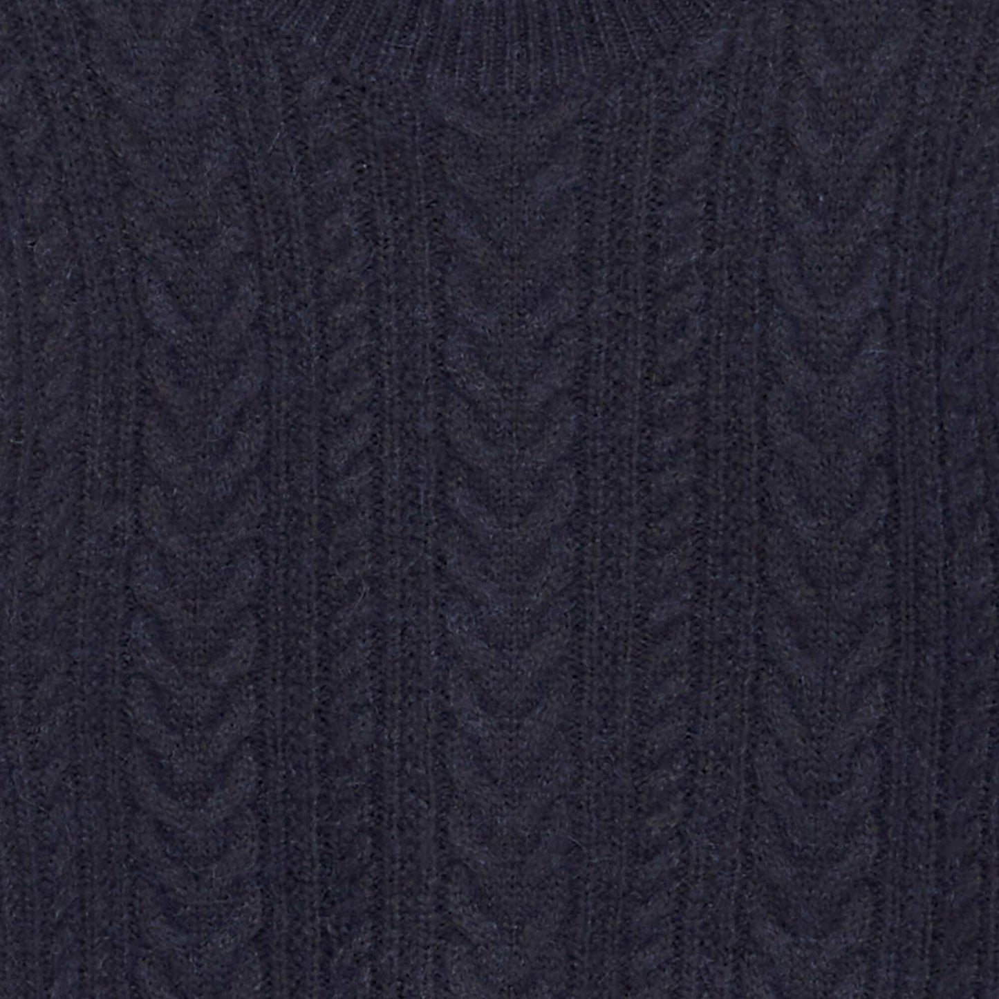 Pull en tricot col rond Bleu