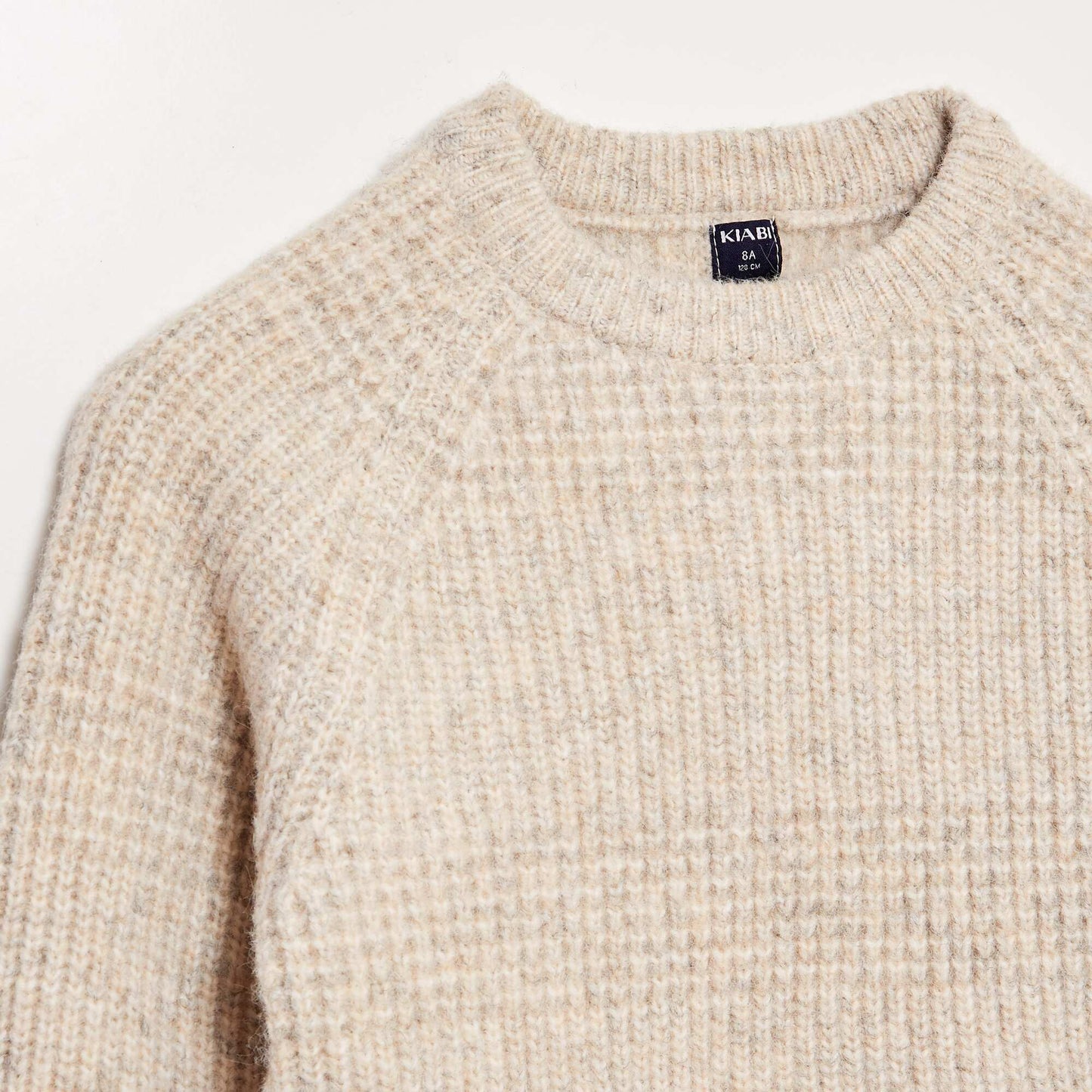 Pull en maille fantaisie Beige