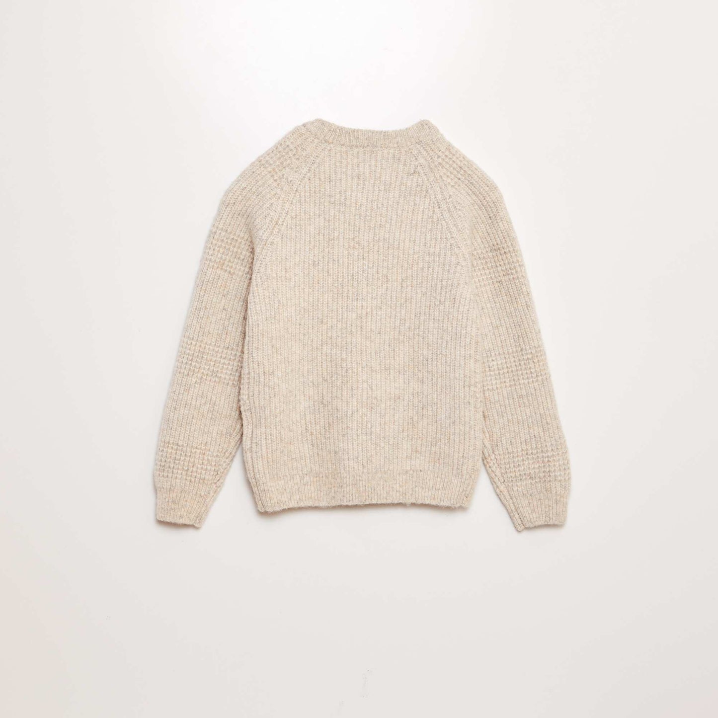 Pull en maille fantaisie Beige