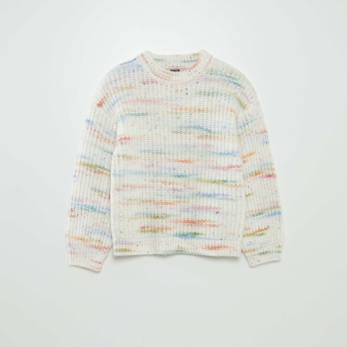 Pull chaud moucheté Multicolore