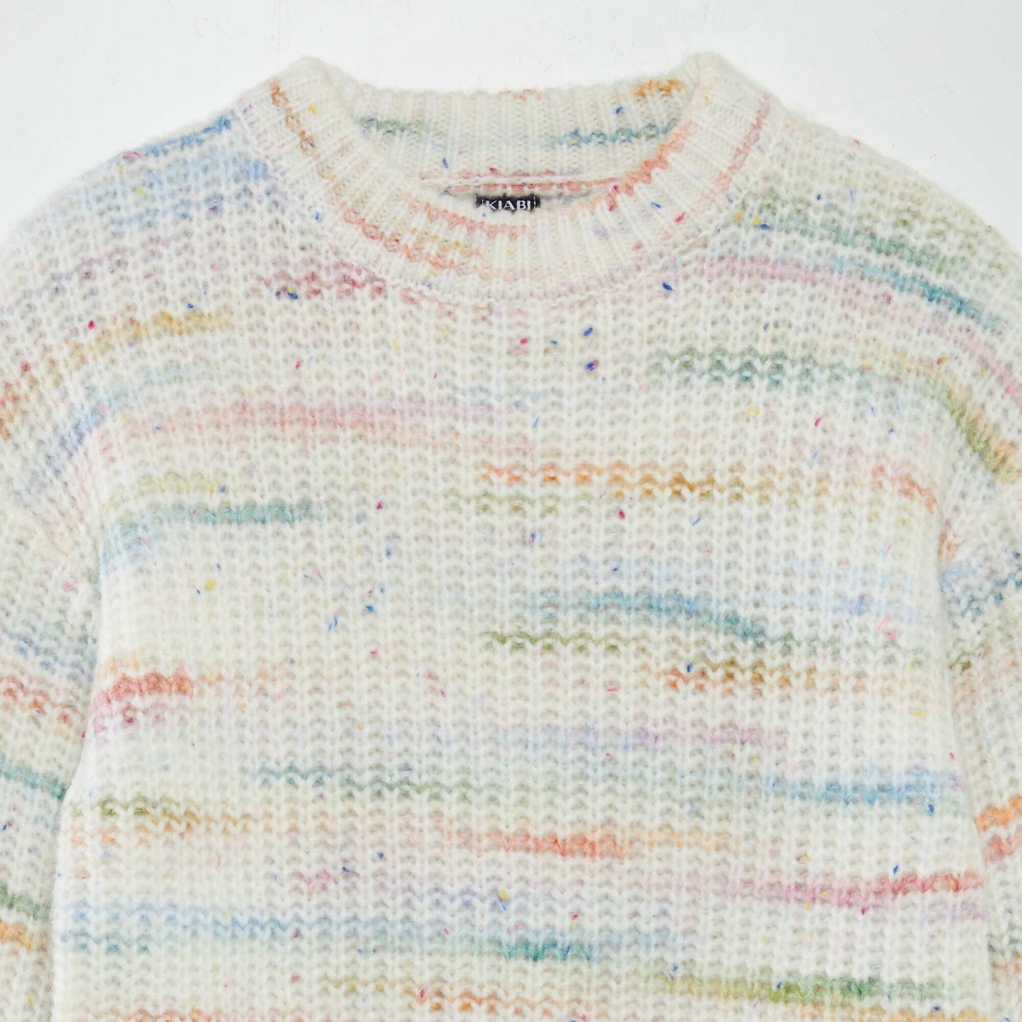 Pull chaud moucheté Multicolore