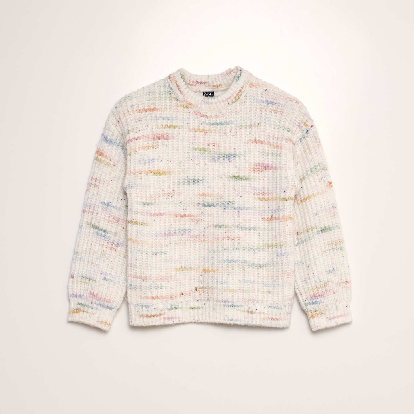 Pull chaud moucheté Multicolore