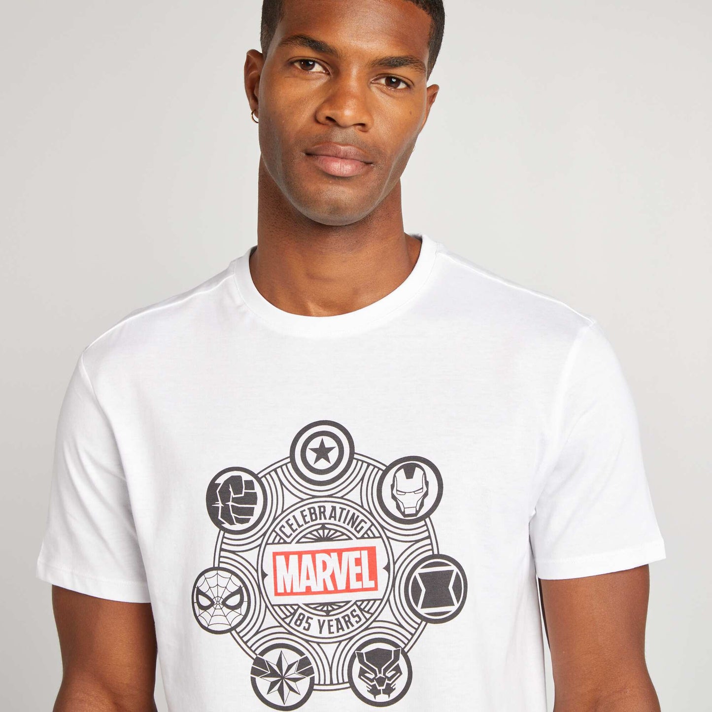 T-shirt imprimé 'Marvel' Blanc