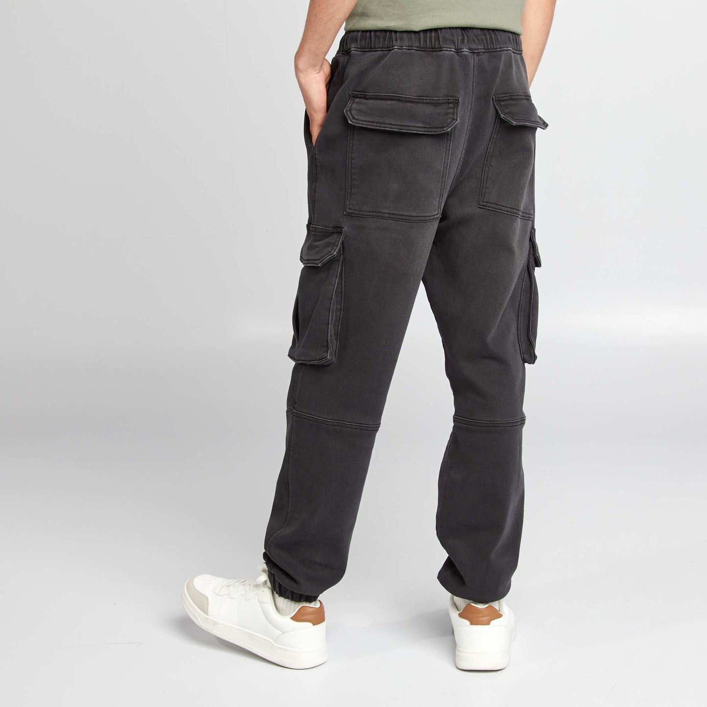 Pantalon jogger en denim Noir