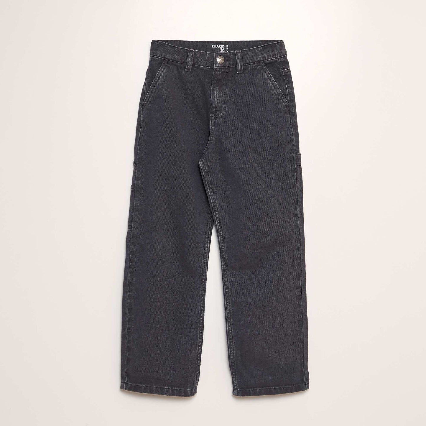 Pantalon style charpentier Noir