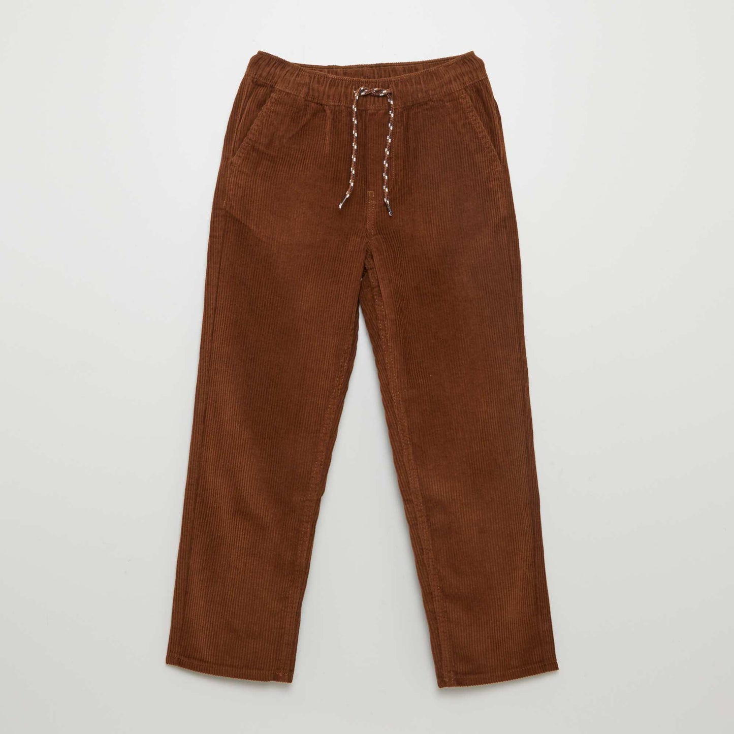 Pantalon en velours côtelé Marron