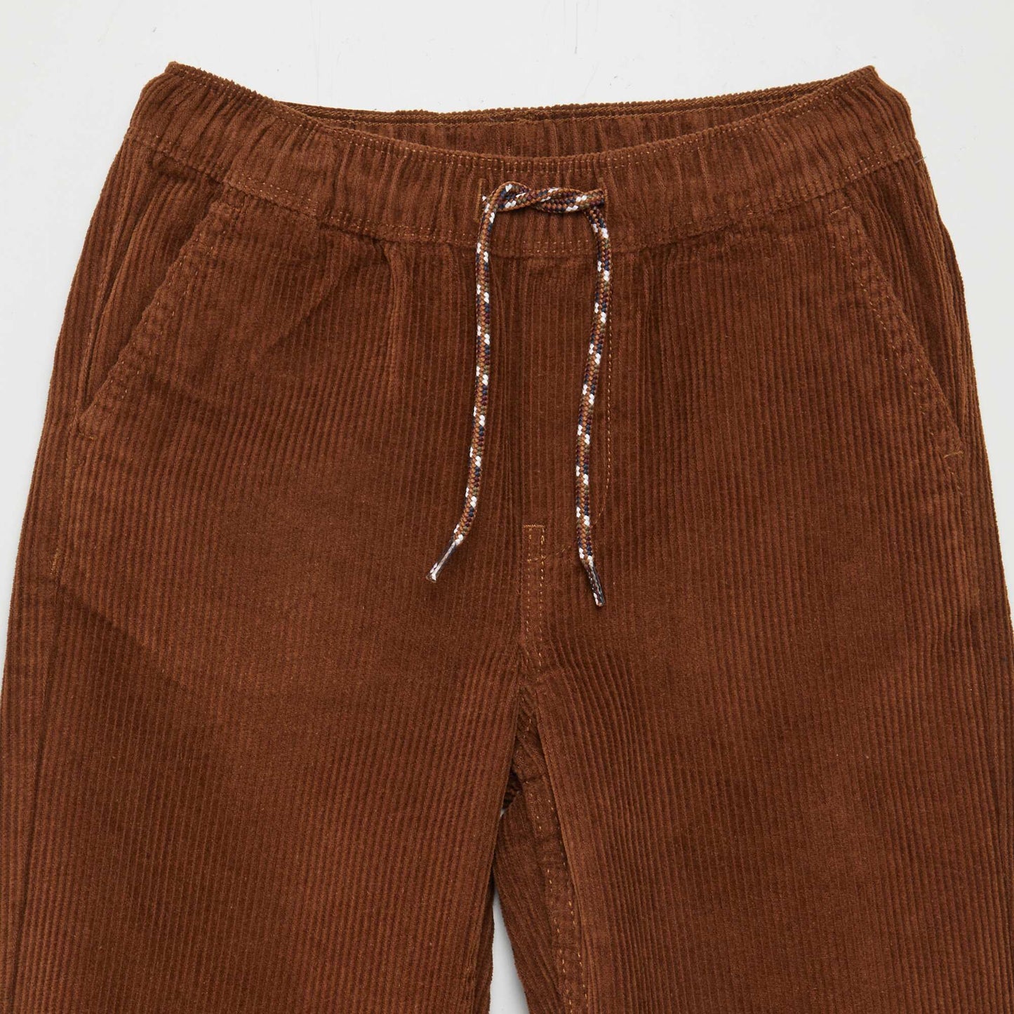 Pantalon en velours côtelé Marron