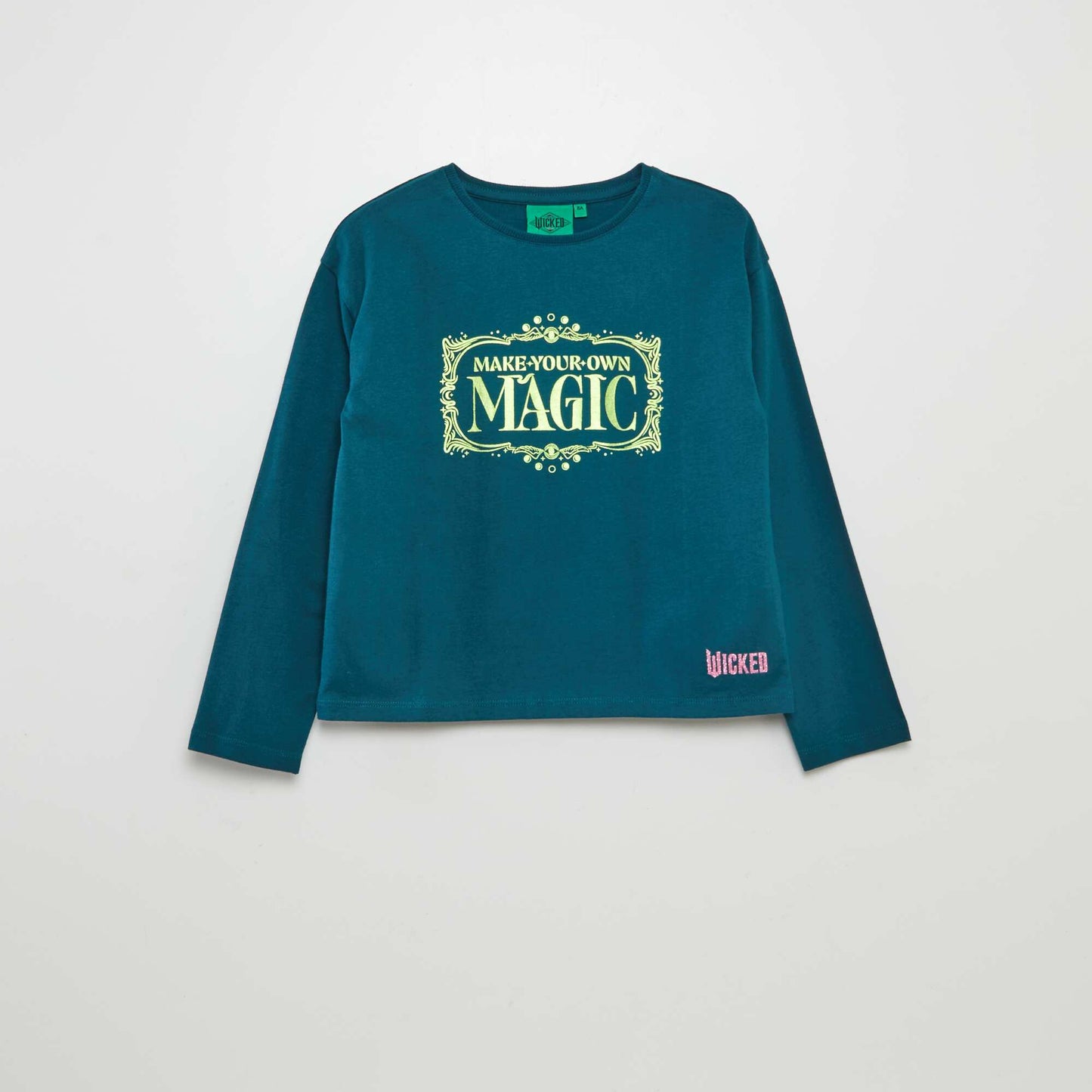 Tee-shirt imprimé 'Wicked' Vert