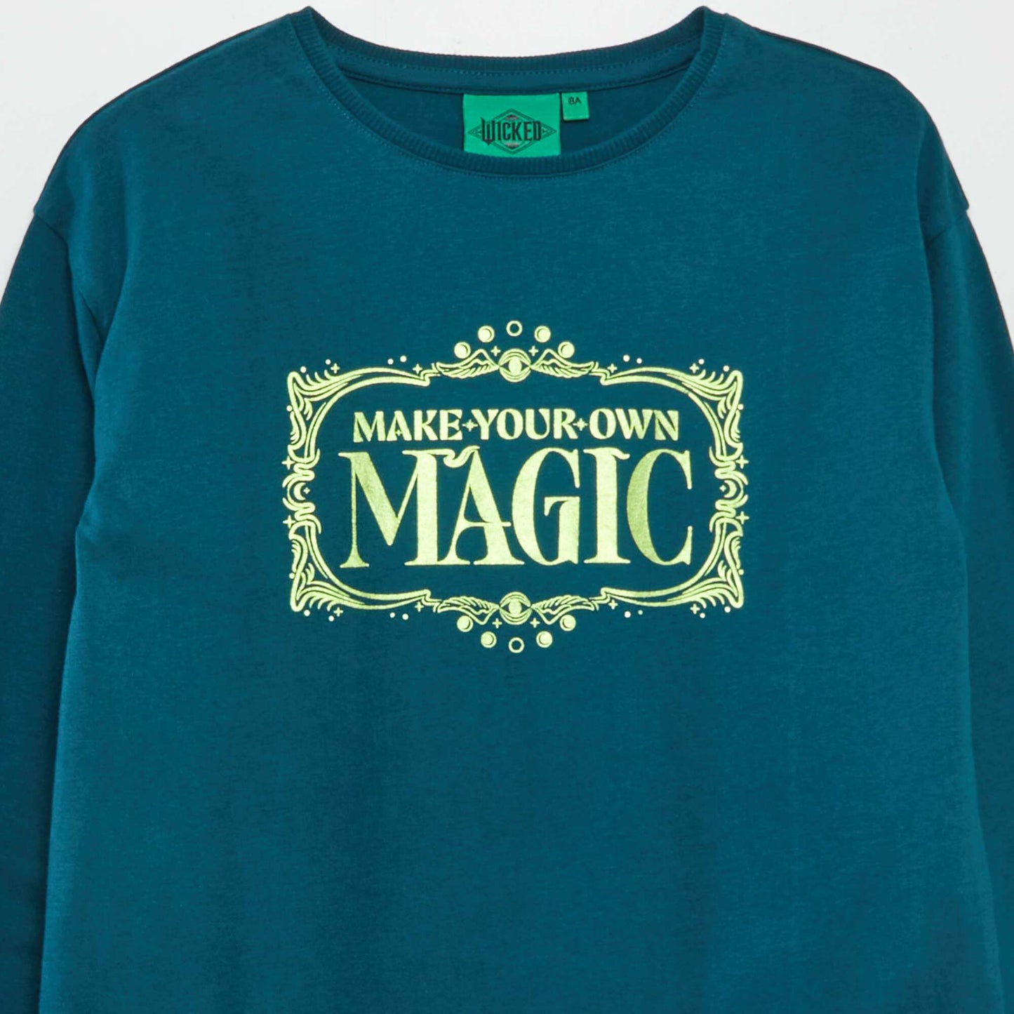 Tee-shirt imprimé 'Wicked' Vert