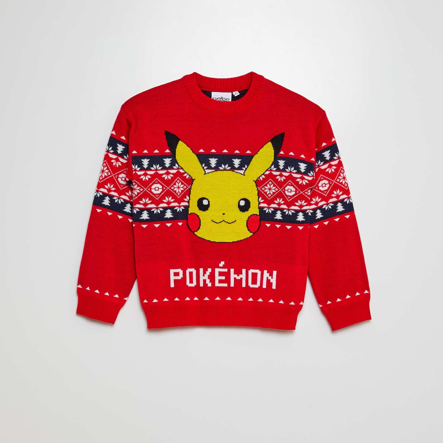 Pull 'Pokémon' 'Pikachu' 'Noël' Rouge