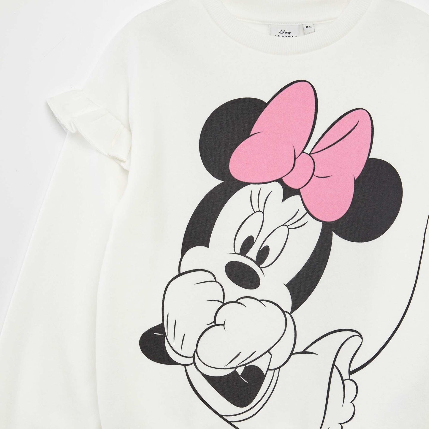 Sweat en molleton 'Minnie' Blanc Minnie