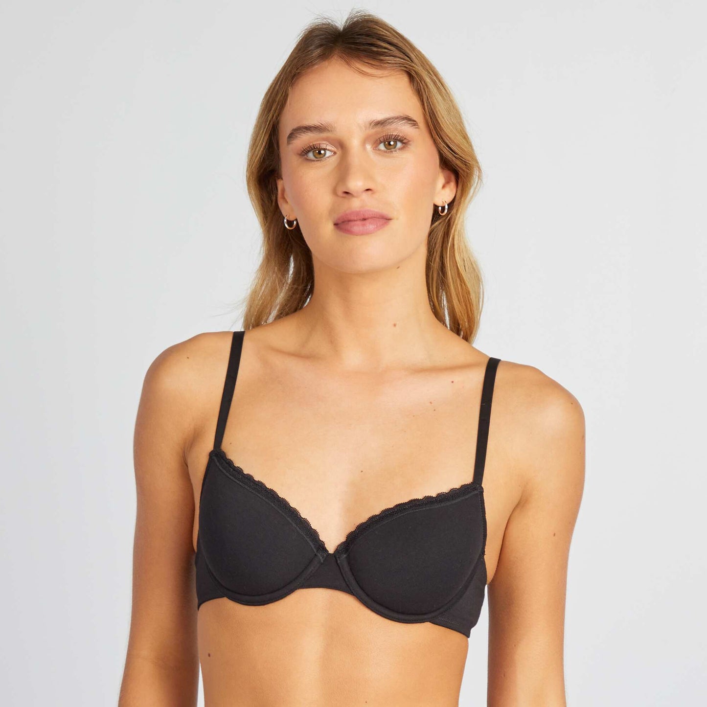 Soutien-gorge paddé coton NOIR