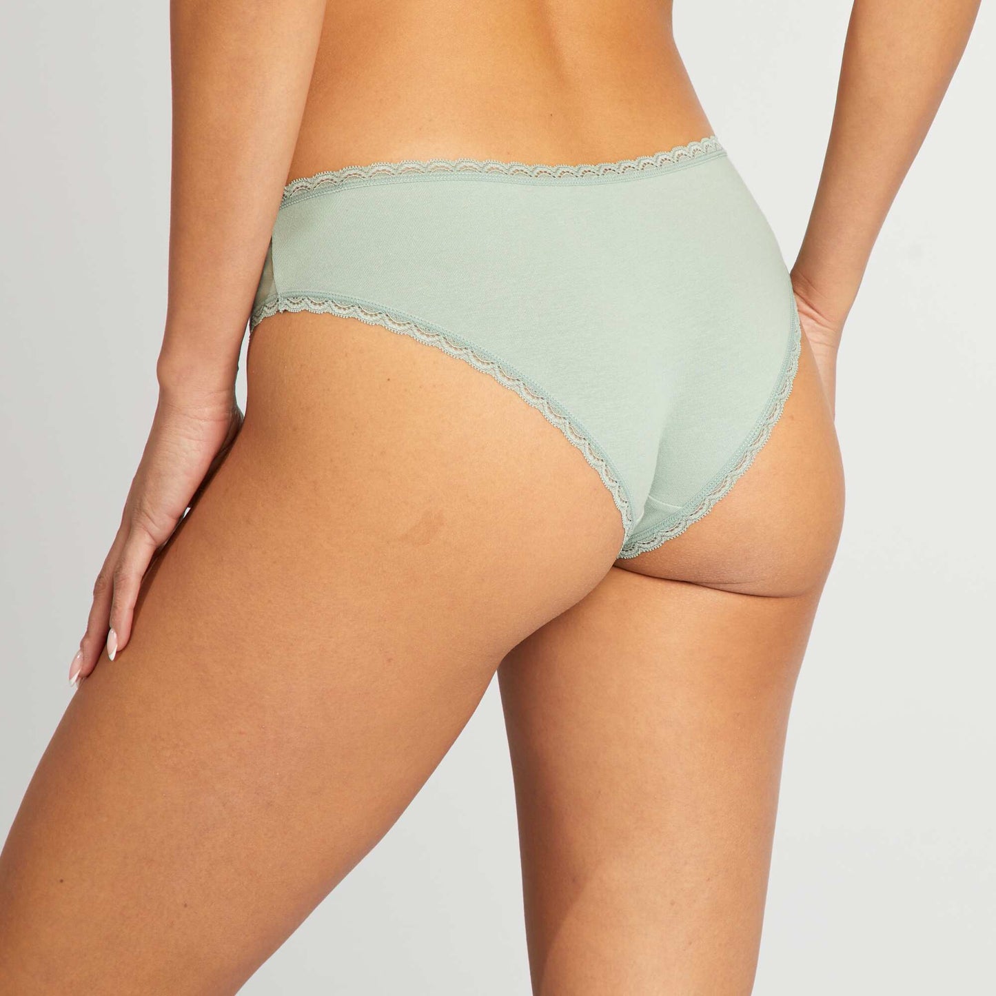 Lot de 2 shorties coton VERT