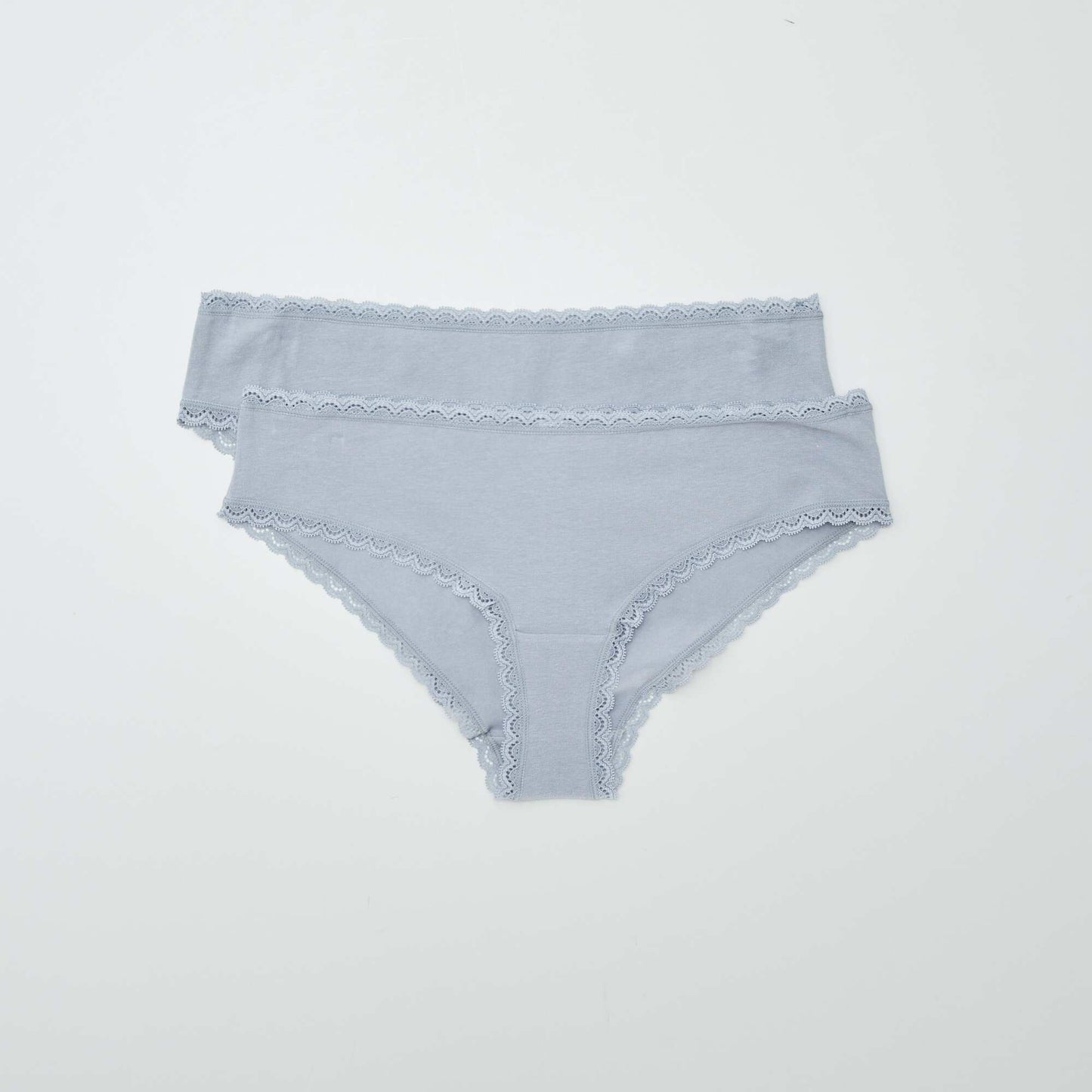 Lot de 2 shorties coton BLEU