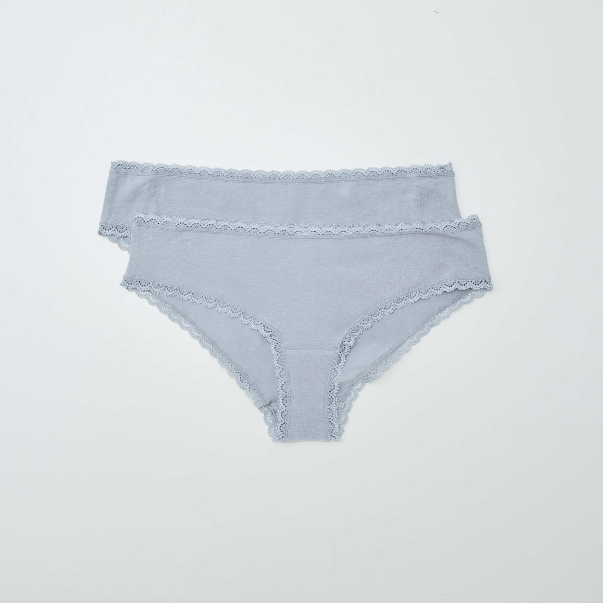 Lot de 2 shorties coton BLEU