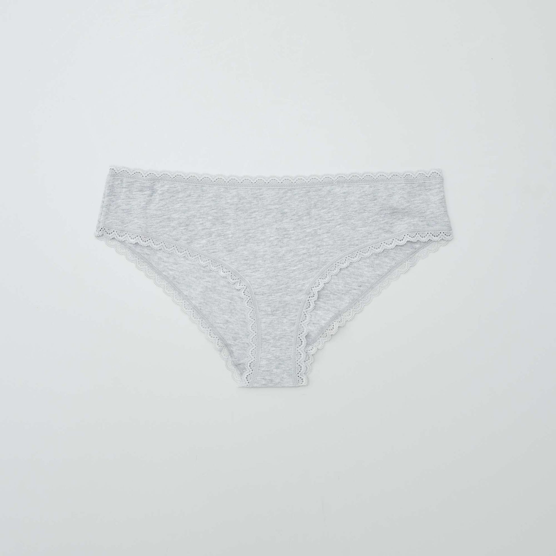 Lot de 2 shorties coton GRIS