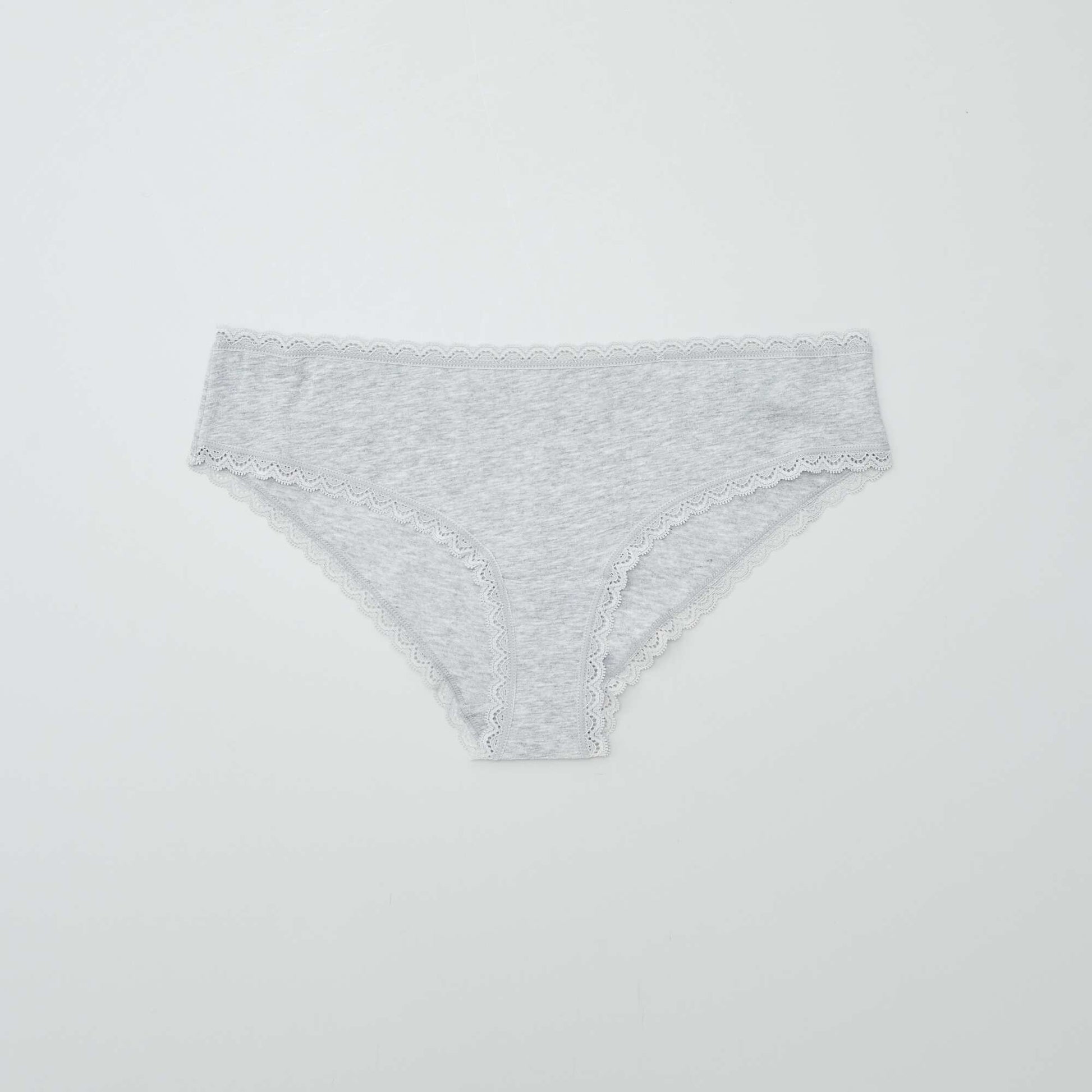 Lot de 2 shorties coton GRIS