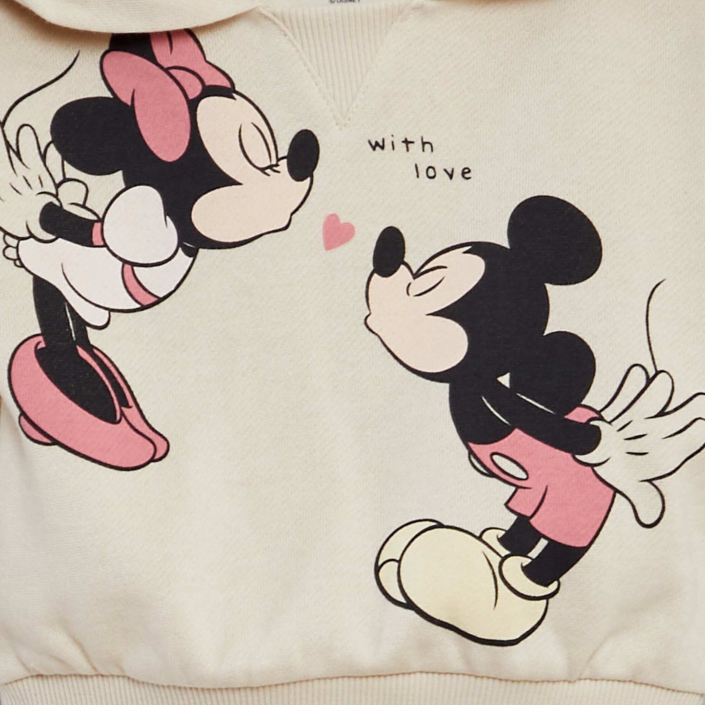 Ensemble sweat + legging 'Minnie & Mickey' - 2 pièces Blanc