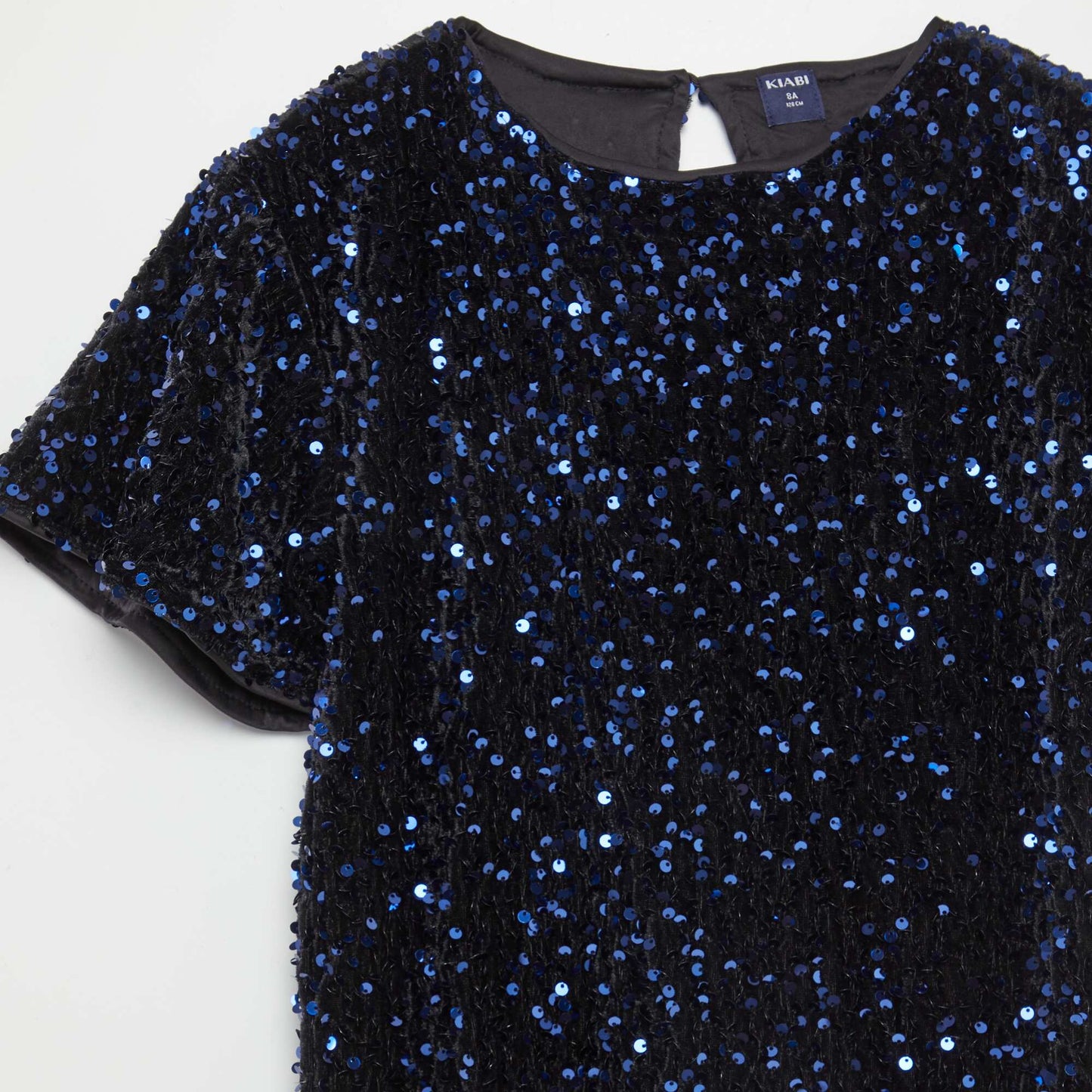 Robe de fêtes à sequins Bleu